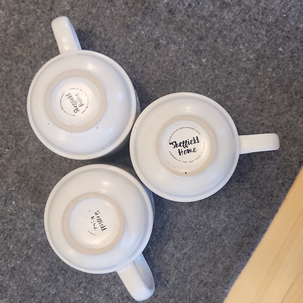 Set of 3 Sheffield Home Rise & Shine Ceramic Cups Mugs - Picture 8 of 17